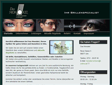 Tablet Screenshot of das-monokel-ulm.de